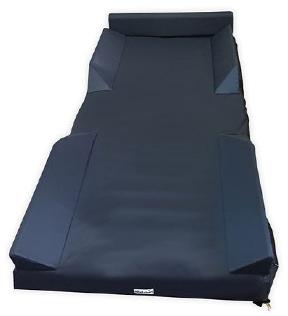 Proactive Medical Products LLC Raised Rail Mattress Overlay Protekt® Defined Raised Perimeter Type 42 W X 80 D X 9 H Inch For Air Mattresses - Each - 80099-42-EA