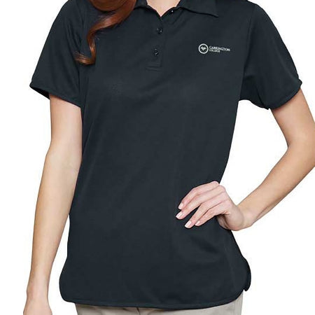 Fashion Seal Uniforms Polo Shirt X-Small Black Short Sleeve Female - Each - 11143-XS-EA