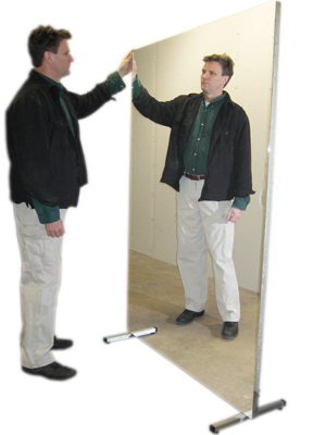 Fabrication Enterprises Stationary Mirror Ultra-Safe™ 24 X 96 Inch - Each - 19-1005-EA