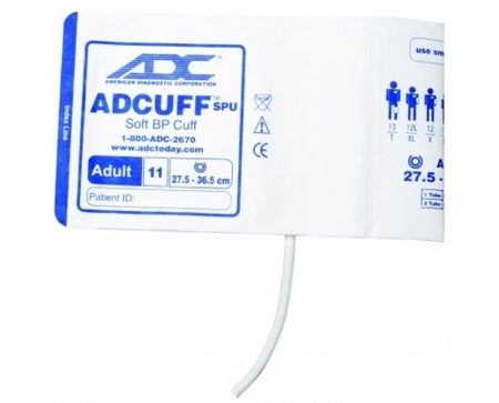 American Diagnostic Corp Single Patient Use Blood Pressure Cuff Adcuff™ 27.5 to 36.5 cm Arm Cloth Fabric Cuff Adult Cuff - Pack of 20 - 8450-11A-1HP-PK