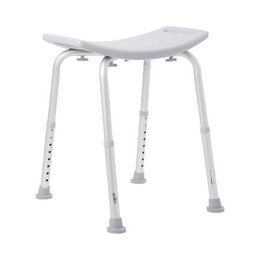 McKesson Bath Bench McKesson Without Arms Aluminum Frame Without Backrest 19-1/4 Inch Seat Width 300 lbs. Weight Capacity - Each - 146-RTL12203KDR-EA