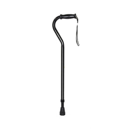 McKesson Offset Cane McKesson Steel 29-3/4 to 37-3/4 Inch Height Black - Each - 146-10305-6-EA