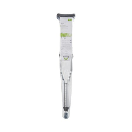 McKesson Underarm Crutches McKesson Aluminum Frame Adult 350 lbs. Weight Capacity Push Button Adjustment - Pair - 146-10430-8-PR