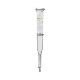 McKesson Underarm Crutches McKesson Aluminum Frame Tall Adult 350 lbs. Weight Capacity Push Button / Wing Nut Adjustment - Pair - 146-10402-8-PR