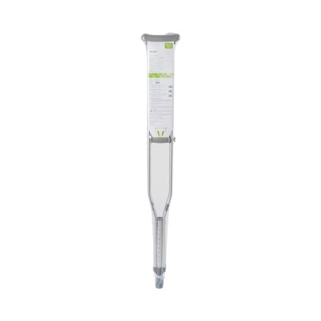 McKesson Underarm Crutches McKesson Aluminum Frame Tall Adult 350 lbs. Weight Capacity Push Button / Wing Nut Adjustment - Case of 8 - 146-10402-8-CS