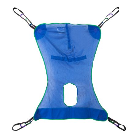McKesson Full Body Commode Sling McKesson 4 or 6 Point Without Head Support Medium 600 lbs. Weight Capacity - Case of 12 - 146-13221M-CS