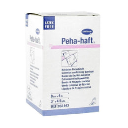 Hartmann Absorbent Cohesive Bandage Peha-haft® 3 Inch X 4-1/2 Yard Self-Adherent Closure White NonSterile Standard Compression - Case of 140 - 932443-CS