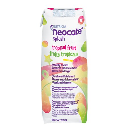 Nutricia North America Pediatric Oral Supplement Neocate® Splash 8 oz. Carton Liquid Amino Acid Food Allergies - Each - 122437-EA