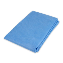 Dynarex Burn Sheet Dynarex Flat Sheet 60 W X 90 L Inch Blue Disposable - Case of 12 - 3520-CS
