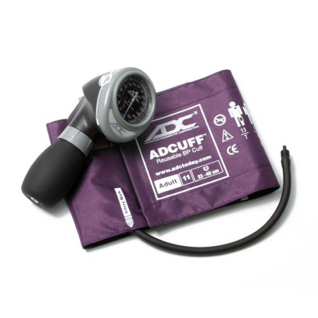 American Diagnostic Corp Aneroid Sphygmomanometer Unit Diagnostix™703 Series Adult Nylon 23 - 40 cm Palm Aneroid - Each - 703-11AV-EA