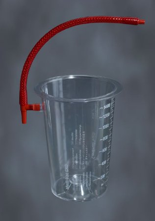 HK Surgical Suction Canister Baxter 1500 mL Without Lid - Case of 2 - BC-02-CS