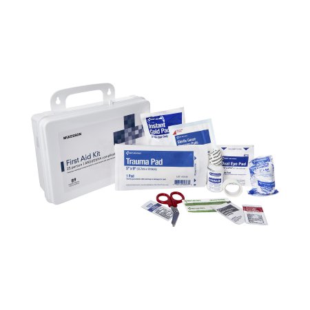 McKesson First Aid Kit McKesson 25 Person Plastic Case - Each - 30323-EA