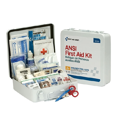 Acme United First Aid Kit ANSI A+ Type III 50 Person Plastic Case - Case of 6 - 90564-CS