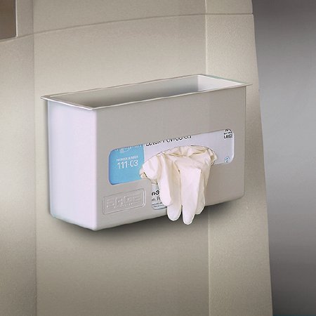 Capsa Solutions Glove Box Holder Cart Mounted 1-Box Capacity Putty - Each - P7049-EA