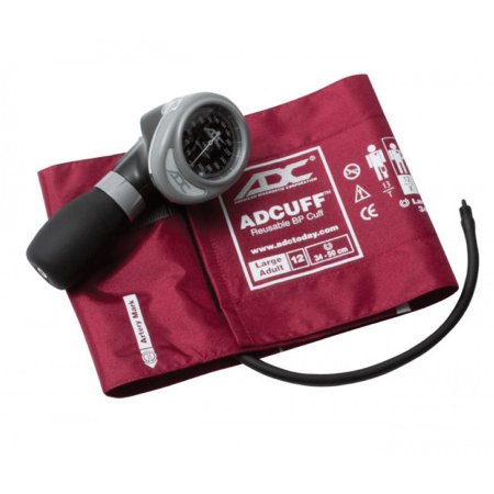 American Diagnostic Corp Aneroid Sphygmomanometer Unit Diagnostix™703 Series Large Adult Nylon 34 - 50 cm Palm Aneroid - Each - 703-12XBD-EA