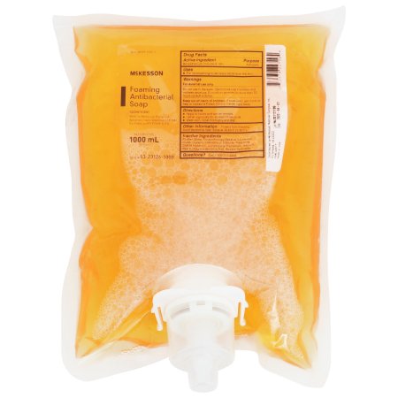 McKesson Antibacterial Soap McKesson Foaming 1,000 mL Dispenser Refill Bag Clean Scent - Each - 53-23126-1000-EA
