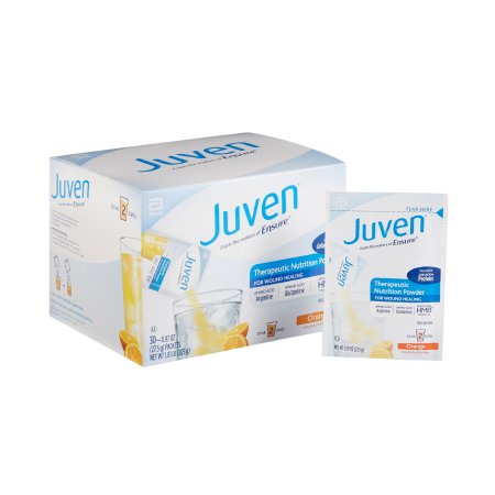 Abbott Nutrition Oral Supplement Juven® Orange Flavor Powder 0.97 oz. Individual Packet - Case of 30 - 66693-CS