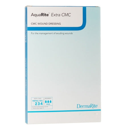 DermaRite Industries Cellulose Dressing AquaRite™ Extra CMC 6 X 6 Inch Square - Each - 40660-EA