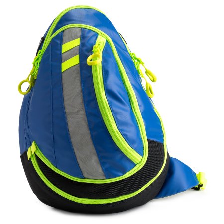 StatPacks Inc EMS Backpack G3 Medslinger Blue Urethane-Coated Tarpaulin 18-1/2 X 13 X 3 Inch - Each - G35011BU-EA