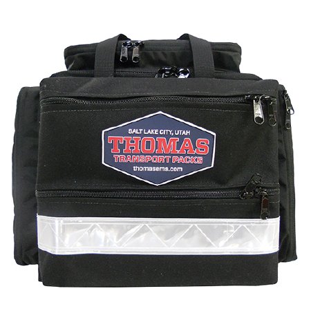 Thomas Transport Packs / EMS Emergency Bag Aeromed Pack Black 11 X 12 X 5 Inch - Each - TT894-EA