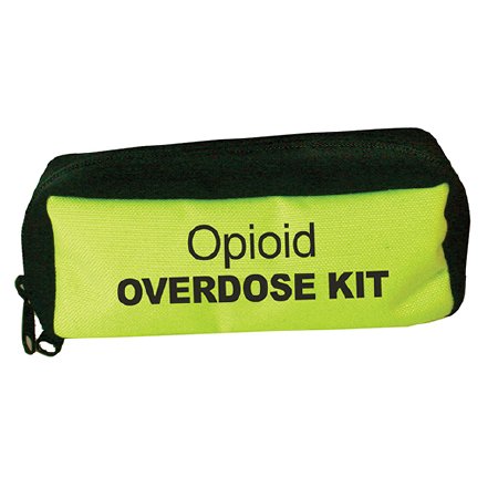 Fleming Industries Opiod Overdose Bag Iron Duck® Yellow / Black 1000 Denier Nylon 7-1/2 X 3-1/2 X 2 Inch - Each - 36010-SY-EA