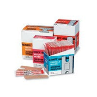 Honeywell Safety Products Metal Detectable Adhesive Strip Swift 1 X 3 Inch Fabric Rectangle Blue Sterile - Box of 100 - 016459-BX