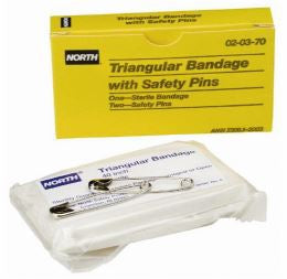 Honeywell Safety Products Triangular Bandage / Arm Sling Safety Pin - Case of 10 - 020370-CS