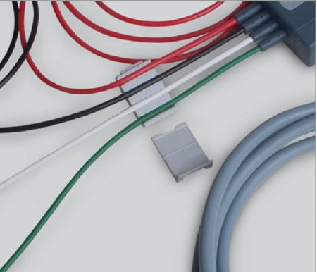 The Palm Tree Group Cable Combo 4 Wire ECG Cable For use with ECG Monitoring - Pack of 10 - 21300-008054-PK