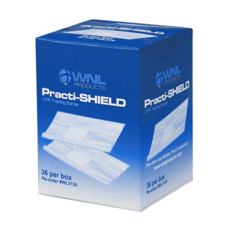 Work N Leisure Products Inc CPR Training Face Shield Practi-SHIELD® - Case of 720 - WL3136-CS