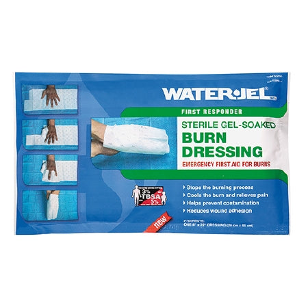 Safeguard US Operating LLC Hydrogel Burn Dressing Water-Jel® First Responder Impregnated 8 X 20 Inch Hand Sterile - Case of 20 - B0820-20.00.000-CS