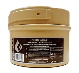 Safeguard US Operating LLC Sterile Military Burn Blanket Water-Jel® 3 X 2-1/2 Foot - Case of 4 - 3630-MC.00.000-CS