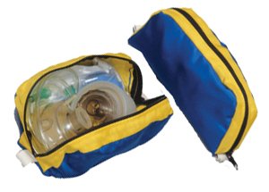 Thomas Transport Packs / EMS EMS Pediatric Airway Pouch Blue / Yellow 8 X 4 X 2 Inch - Each - TT102-EA