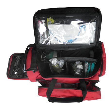 Thomas Transport Packs / EMS Oxygen Pack Thomas Red Nylon / Foam 26.5 X 10 X 12 Inch - Each - TT1200-EA