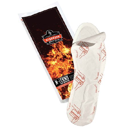 Ergodyne Instant Hot Pack N-Ferno® Foot Large / X-Large Fabric / Activated Carbon / Iron Powder / Polyethylene / Sodium Chloride / Vermiculite / Water Disposable - Case of 20 - 16995-CS