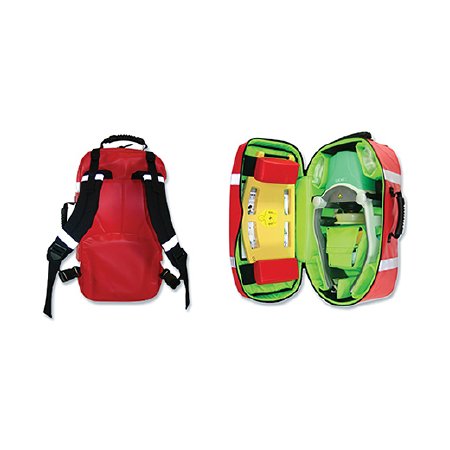 Fleming Industries Backpack Lucas 2 Red Nylon 24 X 15 X 11 Inch - Each - 32405-RED-EA