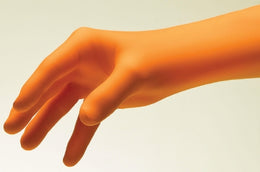 Innovative Healthcare Corp Exam Glove NitriDerm® Ultra Orange™ 3X-Large NonSterile Nitrile Standard Cuff Length Fully Textured Orange Fentanyl Tested - Case of 900 - 199450-CS