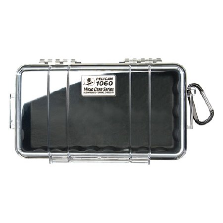 Thomas Transport Packs / EMS Micro Hard Case Pelican 1060 Red / Clear Polycarbonate 9.37 X 5.56 X 2.62 Inch - Case of 6 - 1060-RED-CLEAR LID-CS
