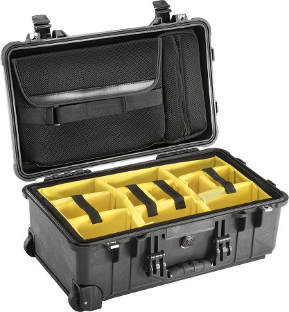 Thomas Transport Packs / EMS Hard Case Pelican Studio Case 1510SC Black 22 X 13.81 X 9 Inch - Each - 1510SC-BLACK-EA