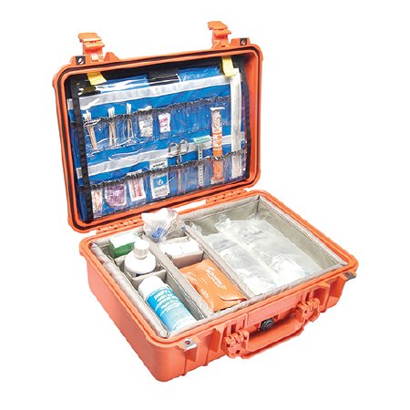 Thomas Transport Packs / EMS EMS Case Pelican 1500 Orange Copolymer / Polypropylene / Foam 18.5 X 14.06 X 6.93 Inch - Each - 1500EMS-ORANGE-EA
