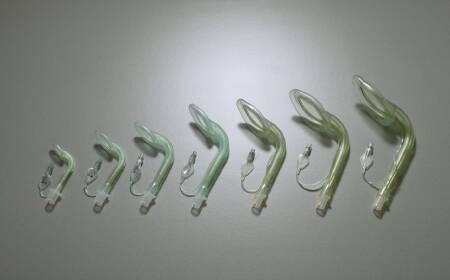 Ambu Curved Laryngeal Mask AuraOnce™ 14 mL Cuff Size 2.5 Single Patient Use - Case of 10 - 321250000U-CS