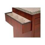 Harloff Drinking Cup and Straw Holder Harloff Cherry Mahogany - Each - WV-2359-CM-EA