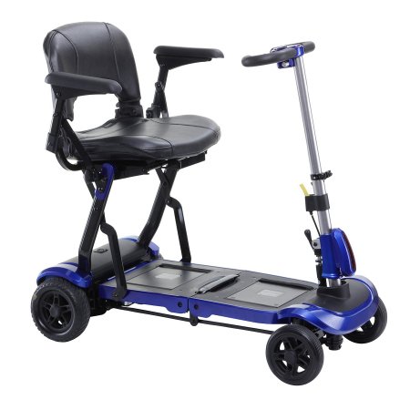 Drive Medical 4 Wheel Electric Scooter ZooMe Flex 275 lbs. Weight Capacity Blue - Each - FLEX-EA