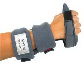 Alimed Air Graduate Wrist / Hand Splint OCSI AirPro™ Fabric Left or Right Hand Blue One Size Fits Most - Each - 2970002739-EA