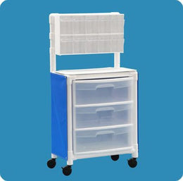 IPU Multi-Purpose Cart 15 X 26 X 51.5 Inch 7 X 14 X 19 Inch Drawer Dimension - Each - MPSC10-EA
