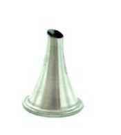 BR Surgical Ear Speculum Tip Oval, Regular End Size 5 Stainless Steel 6.5 mm Reusable - Each - BR44-01955-EA