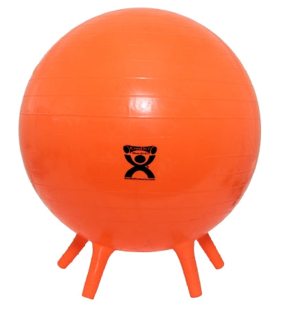Fabrication Enterprises Inflatable Exercise Ball with Stability Feet CanDo® Orange - Each - 30-1892-EA