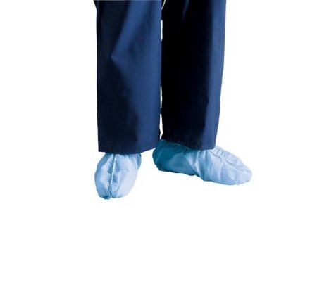 Cardinal Shoe Cover Cardinal Health™ X-Large Shoe High Nonskid Sole Blue NonSterile - Case of 400 - 5854-CS