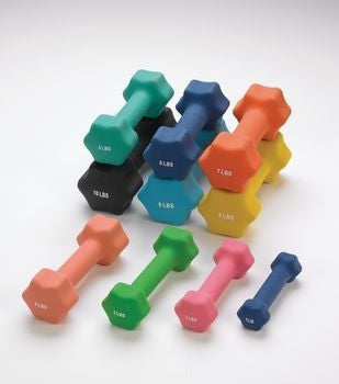 Patterson Medical Supply Dumbbell Hexagon Heads Sammons Preston® 15 lbs. - Each - 081513860-EA