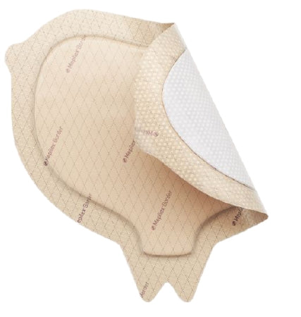 Molnlycke Foam Dressing Mepilex® Border Sacrum 9-1/5 X 9-1/5 Inch With Border Film Backing Silicone Adhesive Sacral Sterile - Each - 282455-EA