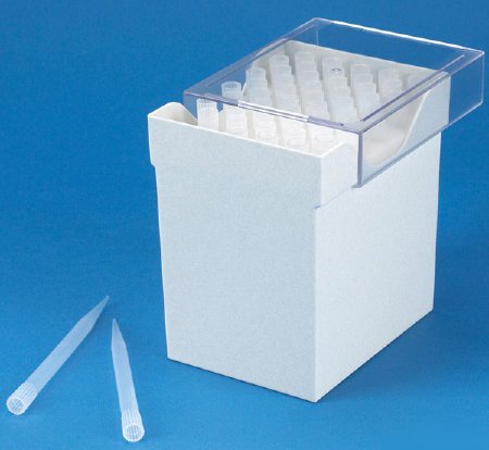 Globe Scientific Specific Pipette Tip 1,000 to 5,000 ÂµL Without Graduations NonSterile - Box of 200 - 151246R-BX